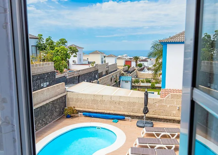 With Pool In Madronal Fanabe, Costa Adeje (Tenerife)